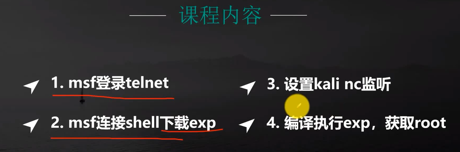 6-9漏洞利用-Telnet登陆提权