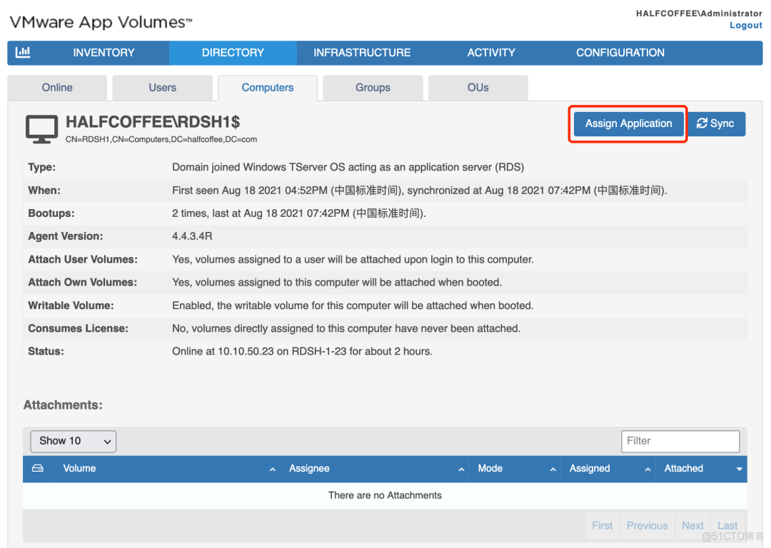 picture Horizon 8 Test environment deployment (7): App Volumes Deploy _VMware_44