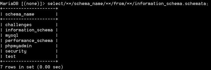 Reprint: SQL injection common bypass