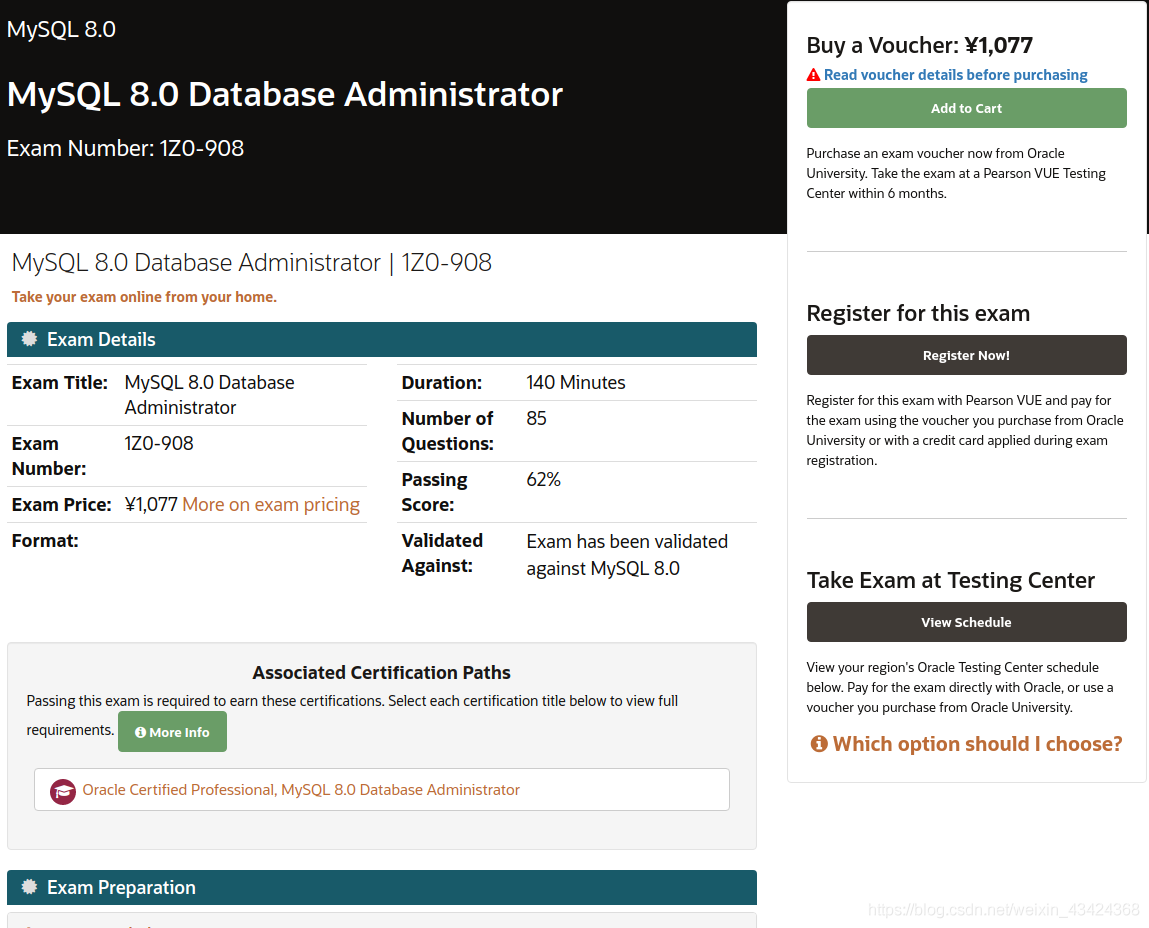 After MySQL 8 OCP (1z0-908), hand in your homework