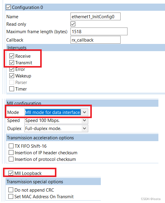 S32k148evb about eNet loopback experiment