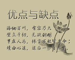 優點缺點分析
